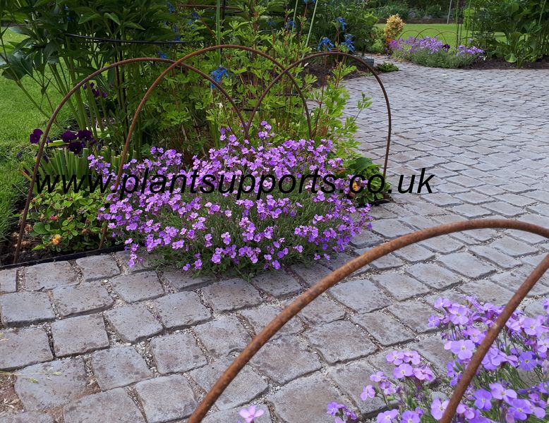Rustic Iron Edging hoop pack of 5 58cm high A0121